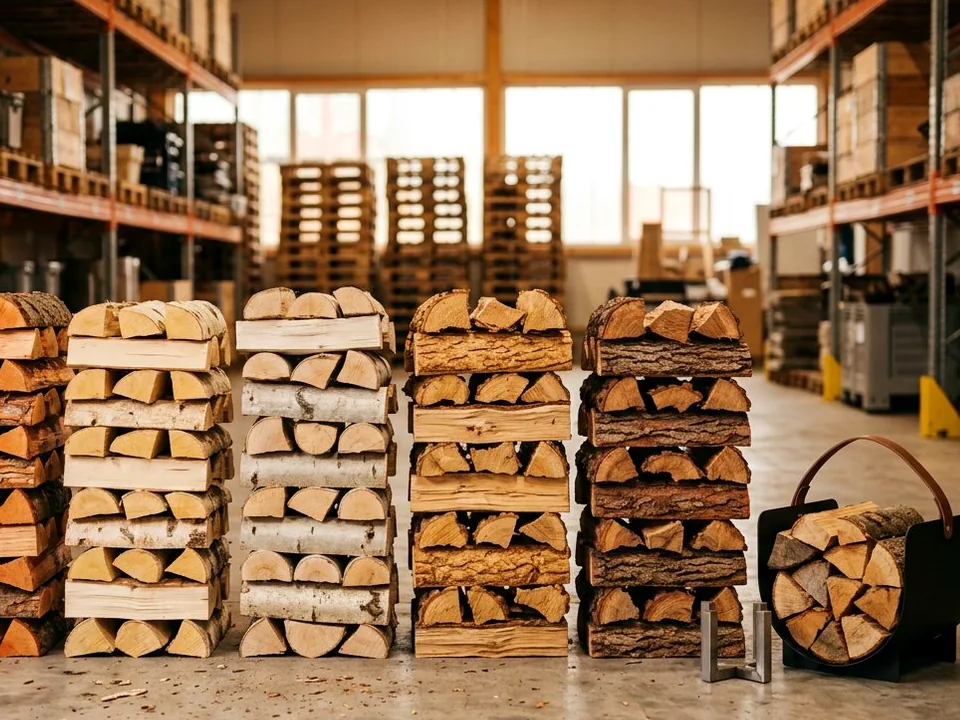 дрова в сетках и береста в Азове